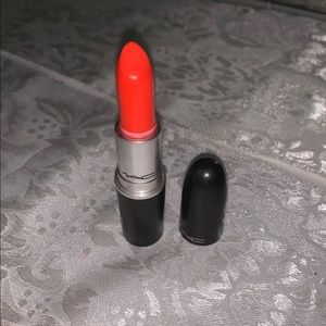 Mac neon orange lipstick